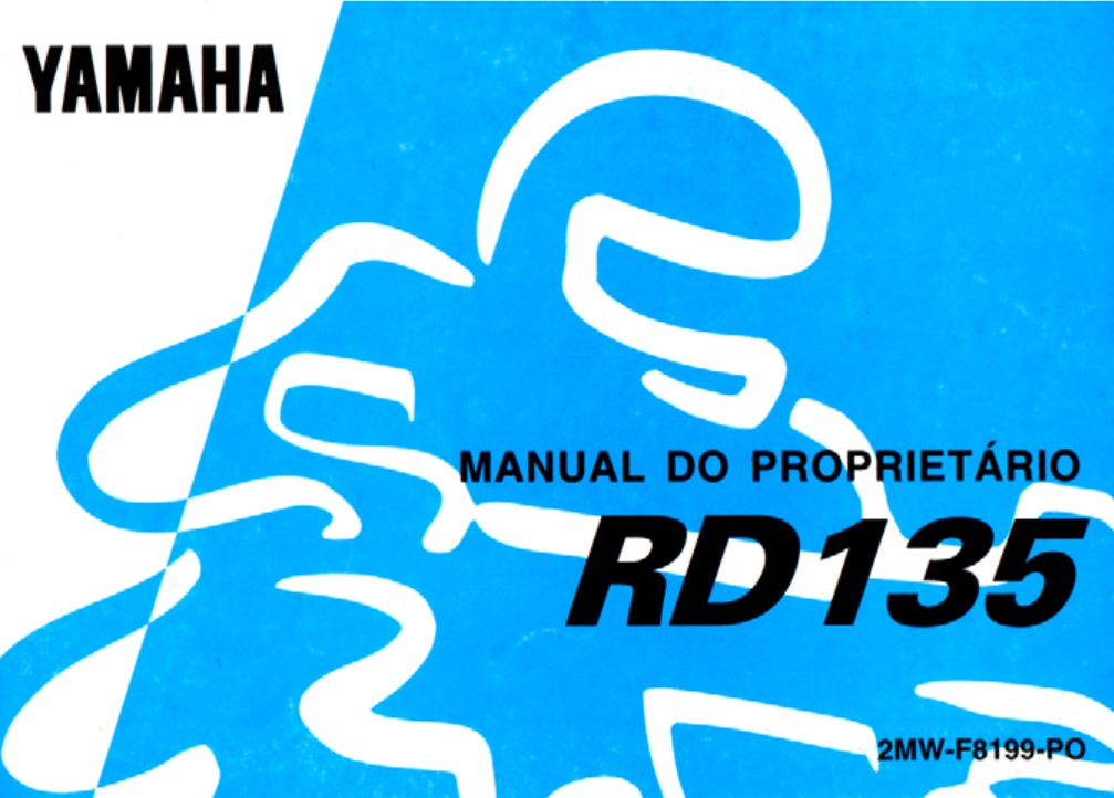 Capa do Manual da Yamaha RD 135