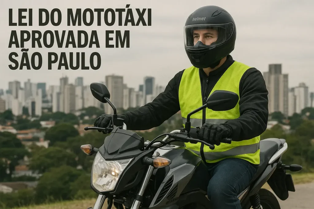 Lei to Mototaxi aprovada em SP