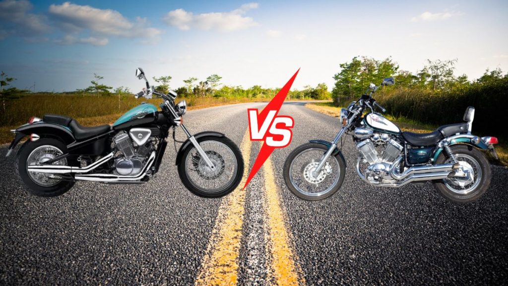 Comparativo Virago 535 vs Shadow 600
